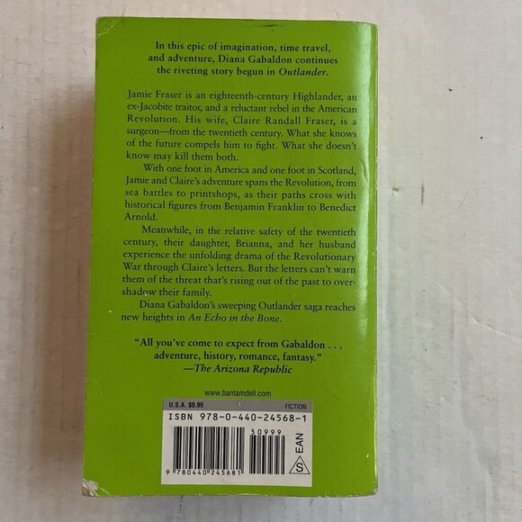 An Echo in the Bone A Novel Outlander By Diana Gabaldon Paperback Book - Picture 5 of 7